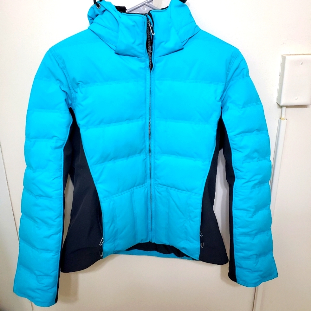 Obermeyer Ski Jacket, Blue & Black, Ladie's Size 4